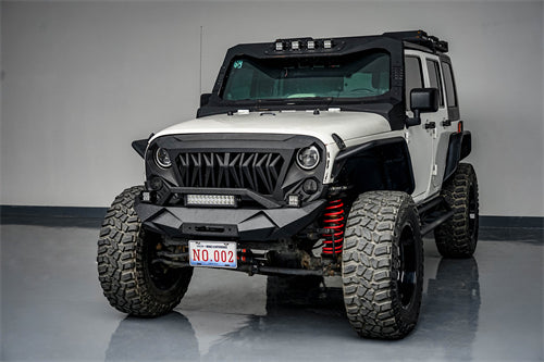 Blade Master Front Bumper w/Winch Plate(07-18 Jeep Wrangler JK) - ultralisk4x4