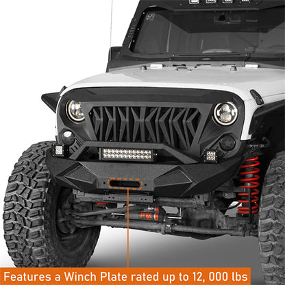 Blade Master Front Bumper w/Winch Plate(07-18 Jeep Wrangler JK) - ultralisk4x4