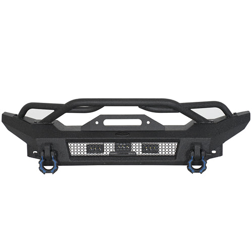 Horn Front Bumper For 2018-2025 Jeep Wrangler JL / Gladiator JT - Ultralisk4x4