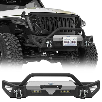 Winglet Stubby Front Bumper For 2018-2025 Jeep Wrangler JL & Gladiator JT - Ultralisk4x4