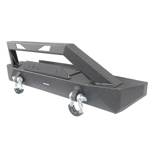 Stubby Front Bumper w/Winch Plate(76-86 Jeep Wrangler CJ-7) - Ultralisk 4x4