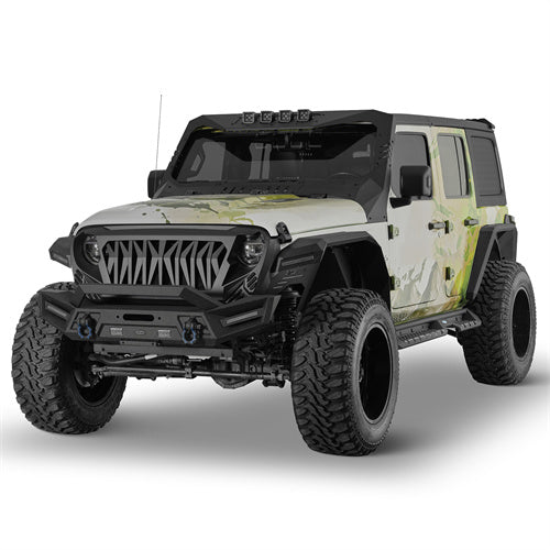 Off-road Front Bumper For 2018-2026 Jeep Wrangler JL & Gladiator JT - Ultralisk4x4
