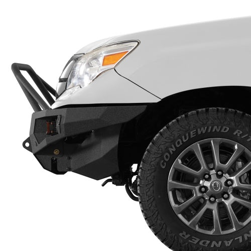 Front Bumper w/ Winch Plate & 4 LED Spot Lights 2010-2023 Lexus