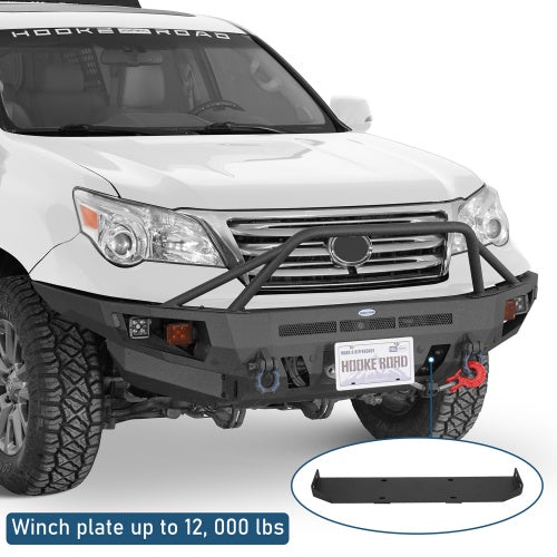 Front Bumper w/ Winch Plate & 4 LED Spot Lights 2010-2023 Lexus GX460 Models - Ultralisk4x4