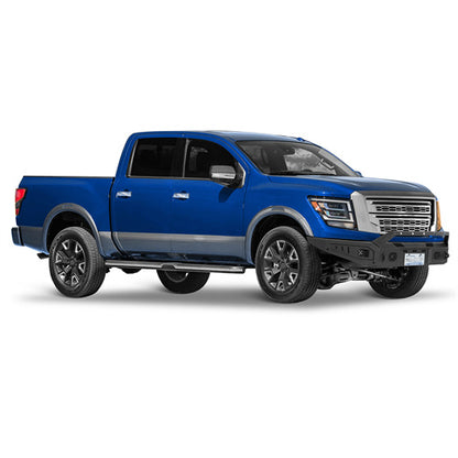 Road Trip Front Bumper w/ Winch Plate For 2017-2024 Nissan Titan (Excluding Titan XD) - Ultralisk4x4