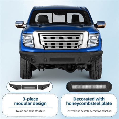 Off-road Front Bumper For 2017-2024 Nissan Titan (Excluding Titan XD) - Ultralisk4x4
