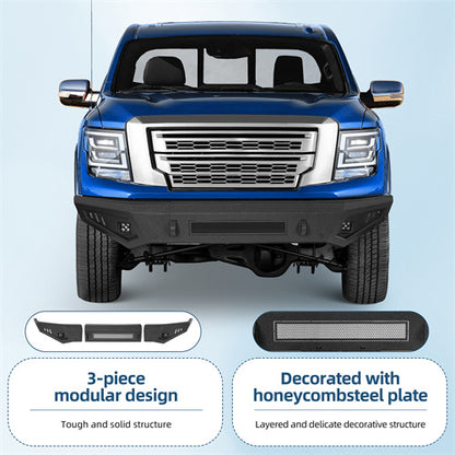 Off-road Front Bumper For 2017-2024 Nissan Titan (Excluding Titan XD) - Ultralisk4x4