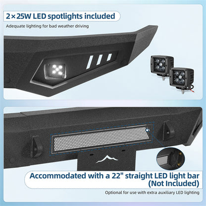 Off-road Front Bumper For 2017-2024 Nissan Titan (Excluding Titan XD) - Ultralisk4x4