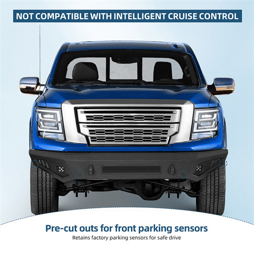 Off-road Front Bumper For 2017-2024 Nissan Titan (Excluding Titan XD) - Ultralisk4x4