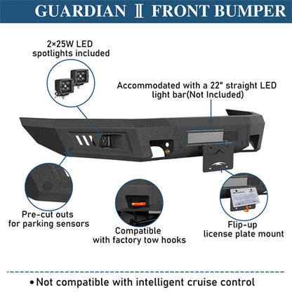 Front Bumper For 2017-2024 Nissan Titan 17-24(Excluding Titan XD) - Ultralisk4x4