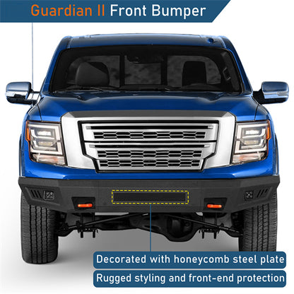 Front Bumper For 2017-2024 Nissan Titan 17-24(Excluding Titan XD) - Ultralisk4x4