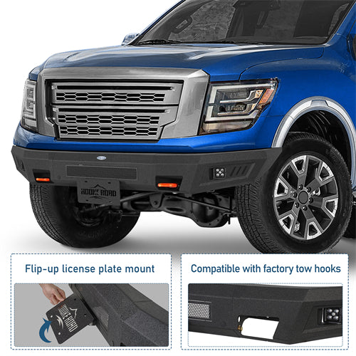 Front Bumper For 2017-2024 Nissan Titan 17-24(Excluding Titan XD) - Ultralisk4x4