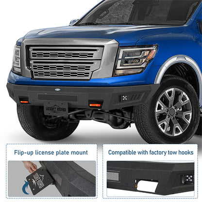 Front Bumper For 2017-2024 Nissan Titan 17-24(Excluding Titan XD) - Ultralisk4x4
