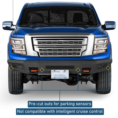Front Bumper For 2017-2024 Nissan Titan 17-24(Excluding Titan XD) - Ultralisk4x4