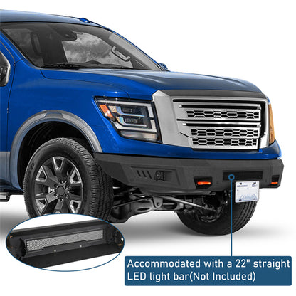 Front Bumper For 2017-2024 Nissan Titan 17-24(Excluding Titan XD) - Ultralisk4x4