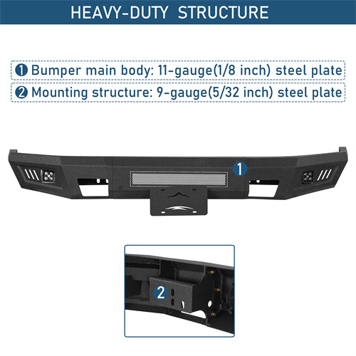 Front Bumper For 2017-2024 Nissan Titan 17-24(Excluding Titan XD) - Ultralisk4x4