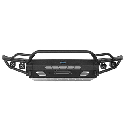 Tube Front Bumper w/ 4 LED Spot Lights For 2008-2010 Porsche Cayenne 957 - Ultralisk4x4