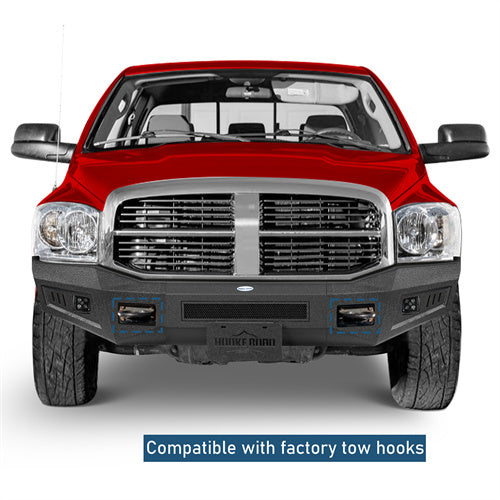 Road Trip Guardian Ⅱ Front Bumper For 2006-2009 Ram 2500 3500 - Ultralisk4x4-u6480-7