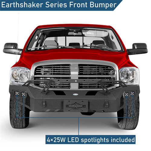 Aftermarket Front Bumper For 2006-2009 Ram 2500 3500 - Ultralisk4x4-u6481-4