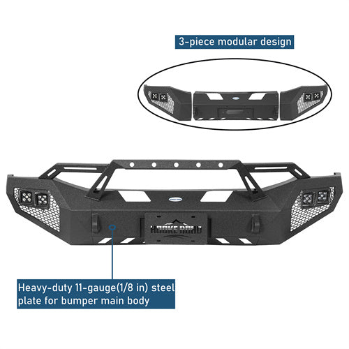 Aftermarket Front Bumper For 2006-2009 Ram 2500 3500 - Ultralisk4x4-u6481-7