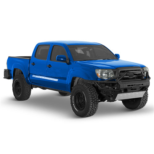ExplorerX Tube Front Bumper w/ LED Lights For 2005-2011 Toyota Tacoma ...