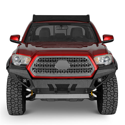 Front Bumper w/ LED Lights For 2016-2023 Toyota Tacoma 3rd Gen - Ultralisk 4x4