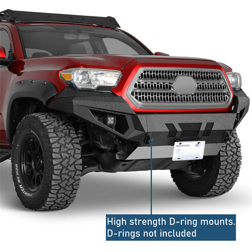 Front Bumper w/ LED Lights For 2016-2023 Toyota Tacoma 3rd Gen - Ultralisk4x4