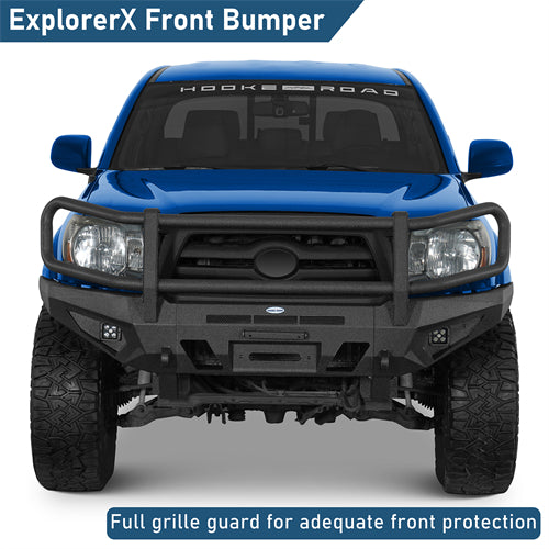 Front Bumper w/ Grille Guard For 2005-2011 Toyota Tacoma - Ultralisk4x4