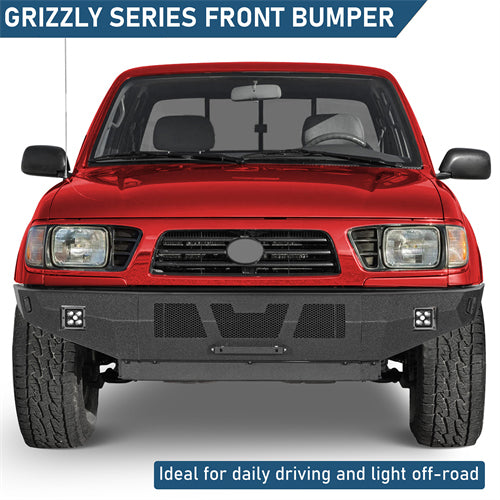 Grizzly Series Front Bumper For 1995-2004 Toyota Tacoma - Ultralisk4x4