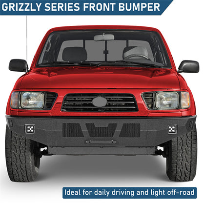 Grizzly Series Front Bumper For 1995-2004 Toyota Tacoma - Ultralisk4x4