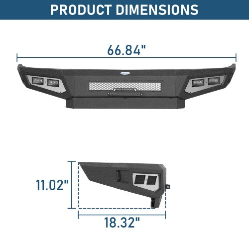 Guardian Ⅰ Front Bumper For 1995-2004 Toyota Tacoma (Excluding Limited, Base Models) - Ultralisk4x4