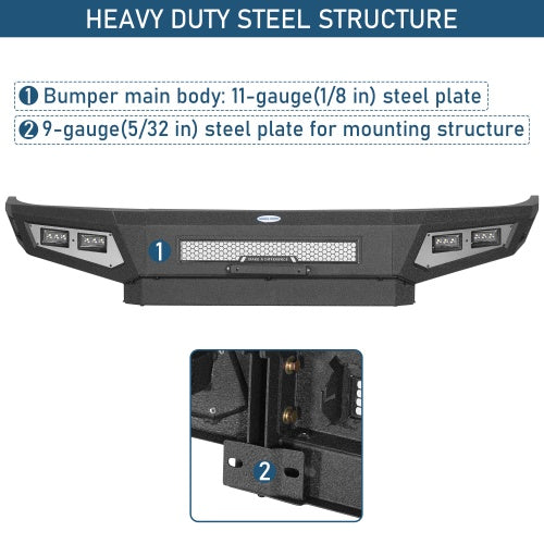 Guardian Ⅰ Front Bumper For 1995-2004 Toyota Tacoma (Excluding Limited, Base Models) - Ultralisk4x4