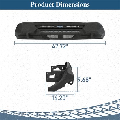 Blink Stubby Front Bumper For 2016-2023 Toyota Tacoma - Ultralisk4x4