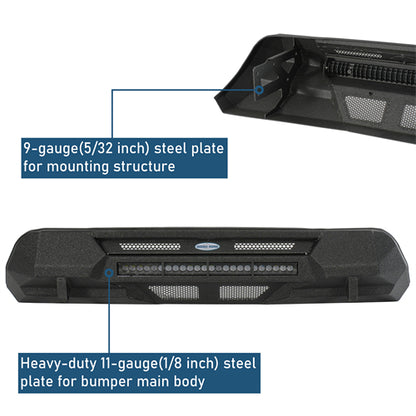 Blink Stubby Front Bumper For 2016-2023 Toyota Tacoma - Ultralisk4x4