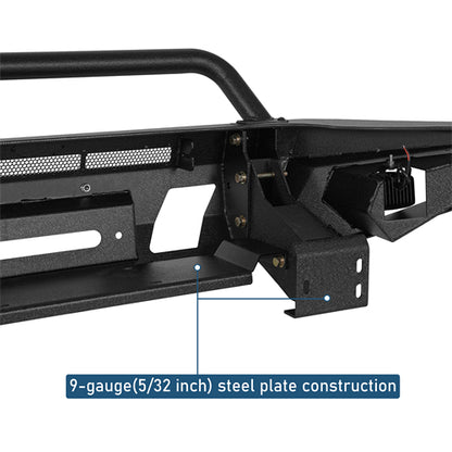 Front Bumper w/ LED Spotlights For 2016-2023 Toyota Tacoma - Ultralisk4x4