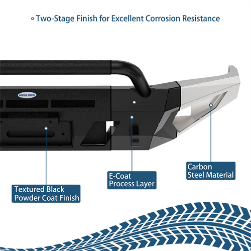 Front Bumper w/ LED Spotlights For 2016-2023 Toyota Tacoma - Ultralisk4x4