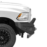 Discovery Ⅰ Full-Width Full-Width Front Bumper w/ Winch Plate & LED Spotlights For 2010-2018 Ram 2500 - Ultralisk4x4-6