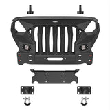 Mad Max Front Bumper & Rear Bumper w/Spare Tire Carrier for 2007-2018 Jeep Wrangler JK ultralisk4x4 ULB.2038+2015 24