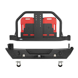 Mad Max Front Bumper & Rear Bumper w/Spare Tire Carrier for 2007-2018 Jeep Wrangler JK ultralisk4x4 ULB.2038+2015 28