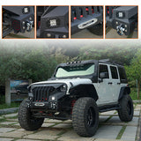 Mad Max Front Bumper & Rear Bumper w/Spare Tire Carrier for 2007-2018 Jeep Wrangler JK ultralisk4x4 ULB.2038+2015 5