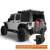 Mad Max Front Bumper & Rear Bumper w/Spare Tire Carrier for 2007-2018 Jeep Wrangler JK ultralisk4x4 ULB.2038+2015 9