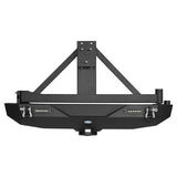 Mad Max Front Bumper & Rear Bumper w/2 Inch Hitch Receiver for 2007-2018 Jeep Wrangler JK ultralisk ULB.2038+2029 25