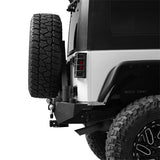 Mad Max Front Bumper & Rear Bumper w/2 Inch Hitch Receiver for 2007-2018 Jeep Wrangler JK ultralisk ULB.2038+2029  7