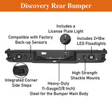 Front Bumper &  Rear Bumper &  Roof Rack Luggage Carrier for 2009-2014 Ford F-150 SuperCrew, Excluding Raptor ultralisk4x4 ULB.8205+8201+8203 28