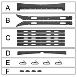 Front Bumper &  Rear Bumper &  Roof Rack Luggage Carrier for 2009-2014 Ford F-150 SuperCrew, Excluding Raptor ultralisk4x4 ULB.8205+8201+8203 34