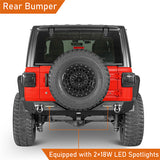 Jeep JL Front Bumper & Rear Bumper & Running Boards for 2018-2023 Jeep Wrangler JL ultralisk4x4 ULB.3003+3006+3018 12