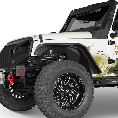 Aluminum Front Inner Fender Liners For 2007-2018 Jeep Wrangler JK - Ultralisk4x4