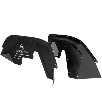 Aluminum Front Inner Fender Liners For 2007-2018 Jeep Wrangler JK - Ultralisk4x4