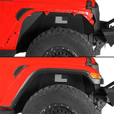 Front Inner Fender Liners Steel for 2020-2023 Jeep Gladiator JT & 2018-2022 Jeep Wrangler JL, Excluding Sports & Gladiator JT Mojave Version - Ultralisk 4x4  b3039 3