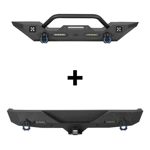 Different Trail Front & Rear Bumper Combo For 2018-2026 Jeep Wrangler JL - Ultralisk 4x4